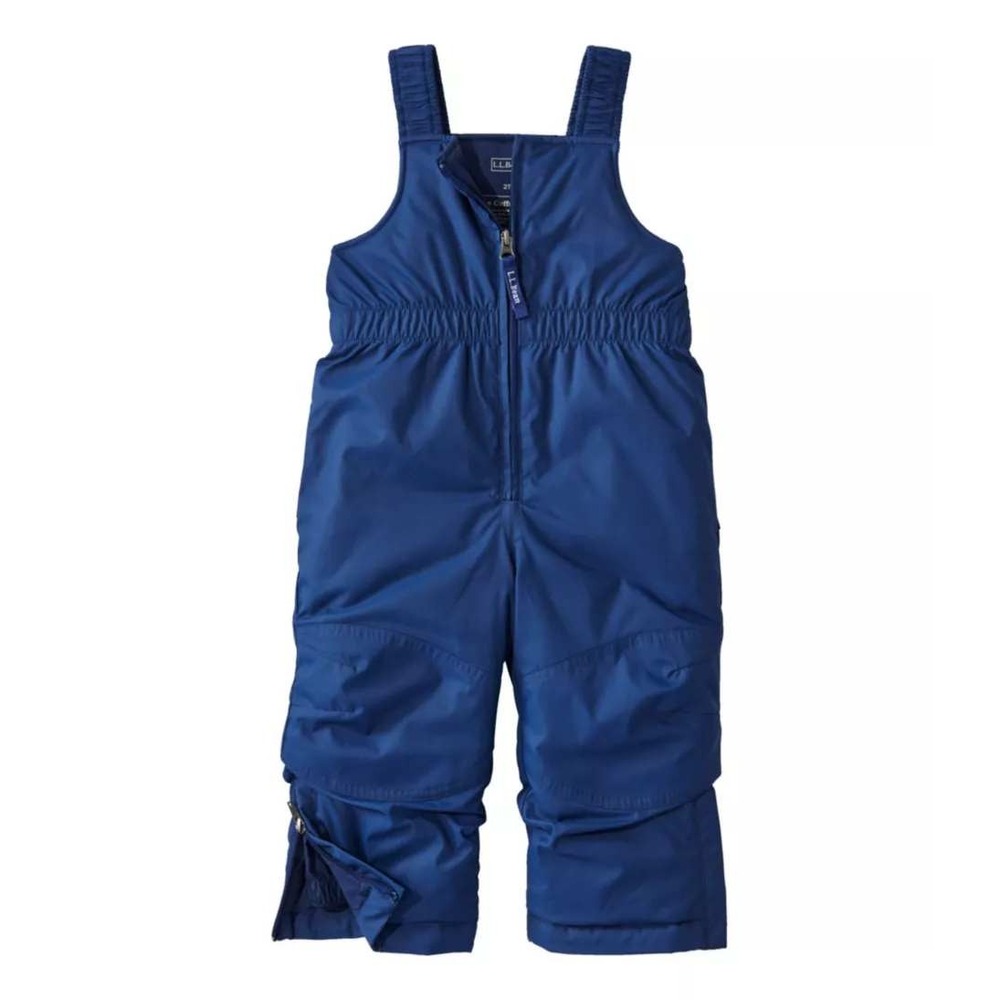 L.L.Bean Toddler Cold Buster Snow Bib 2T Deepest Blue Winter Pants